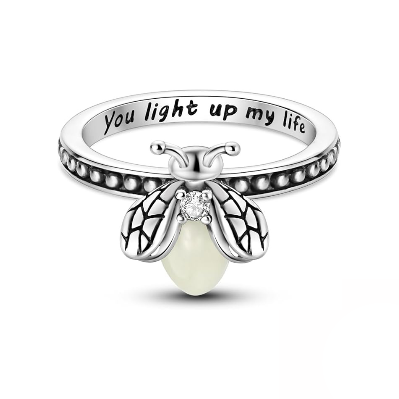 Bague Luciole Lumineuse "You Light Up My Life" | Bijou Fluorescent