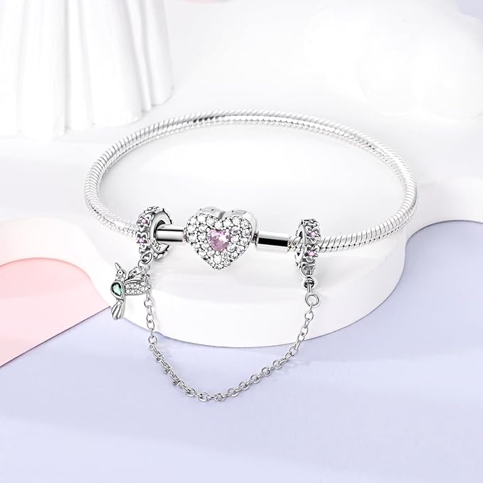 Chaîne de Sécurité Colibri & Fleurs – Liberté, Grâce & Protection