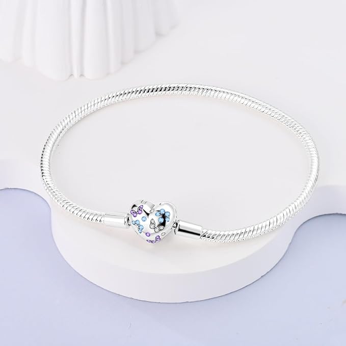 Bracelet Cœur Papillons – Doux & Romantique