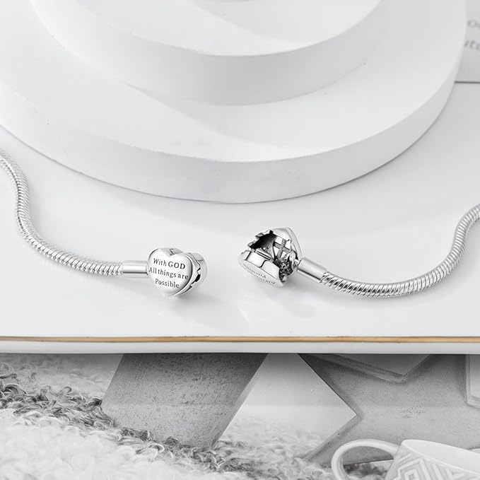 Bracelet Cœur Ange Protecteur – Foi, Amour & Protection Éternelle