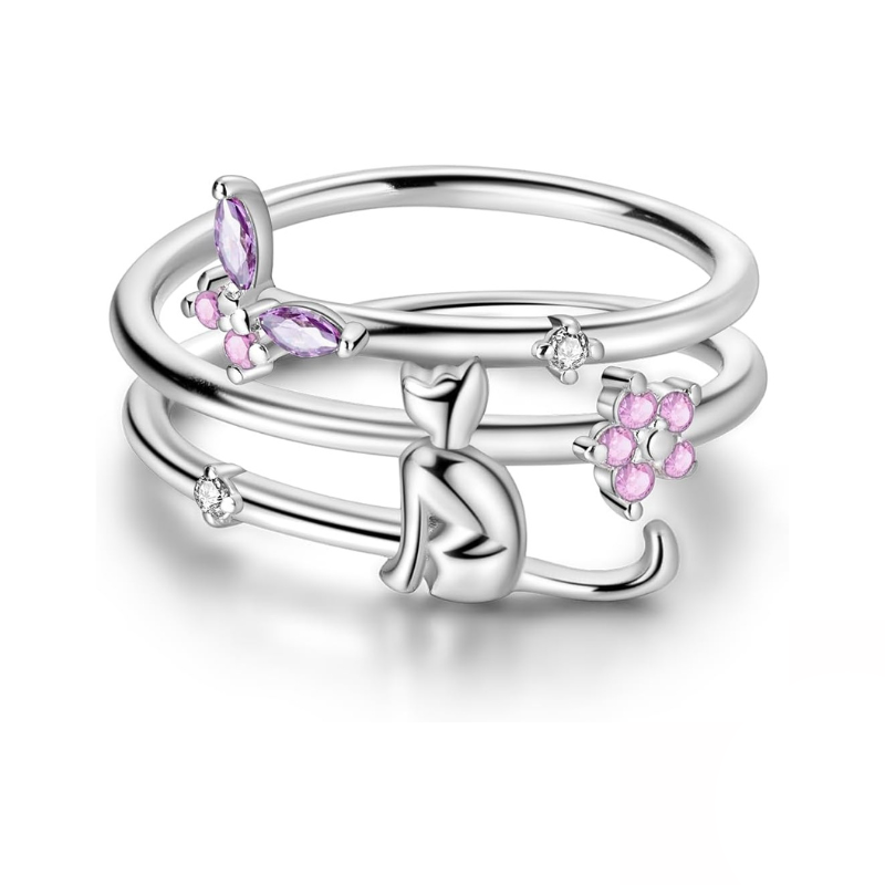 Bague Papillon Ruban Élégance Douce & Féminine