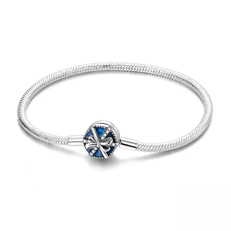 Bracelet Élégance Ruban Bleu - Raffiné & Intemporel