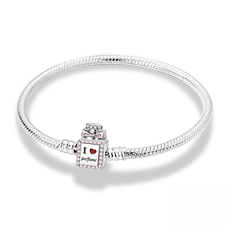 Bracelet Parfum – Charm Bouteille “I Love Perfume”