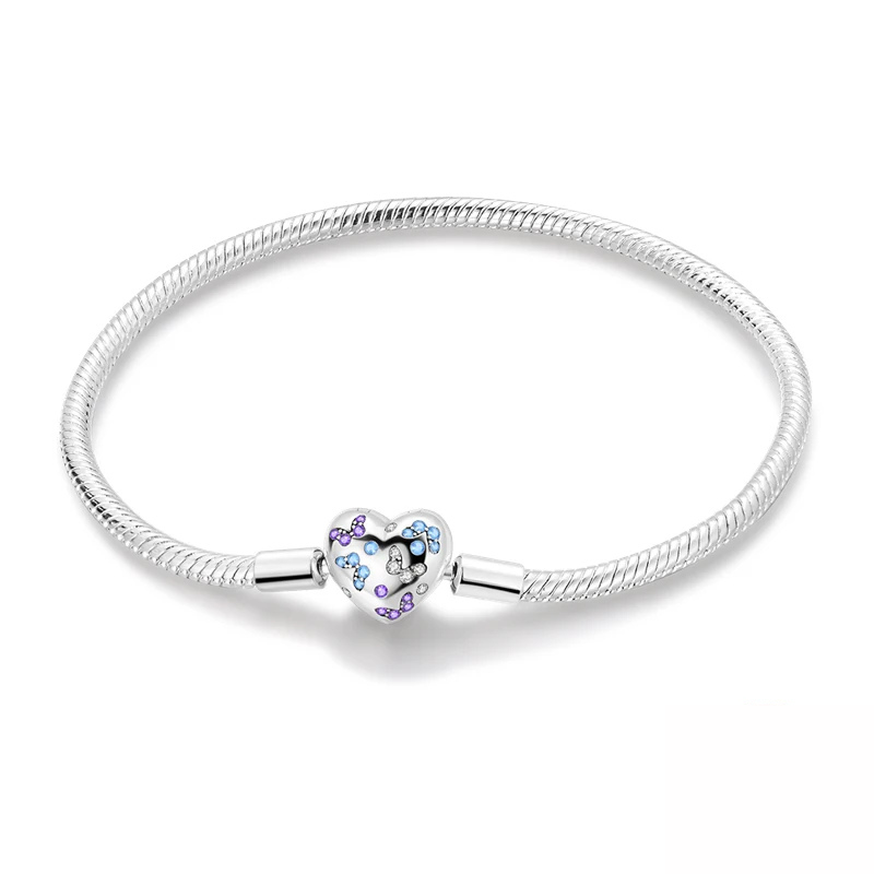 Bracelet Cœur Papillons – Doux & Romantique