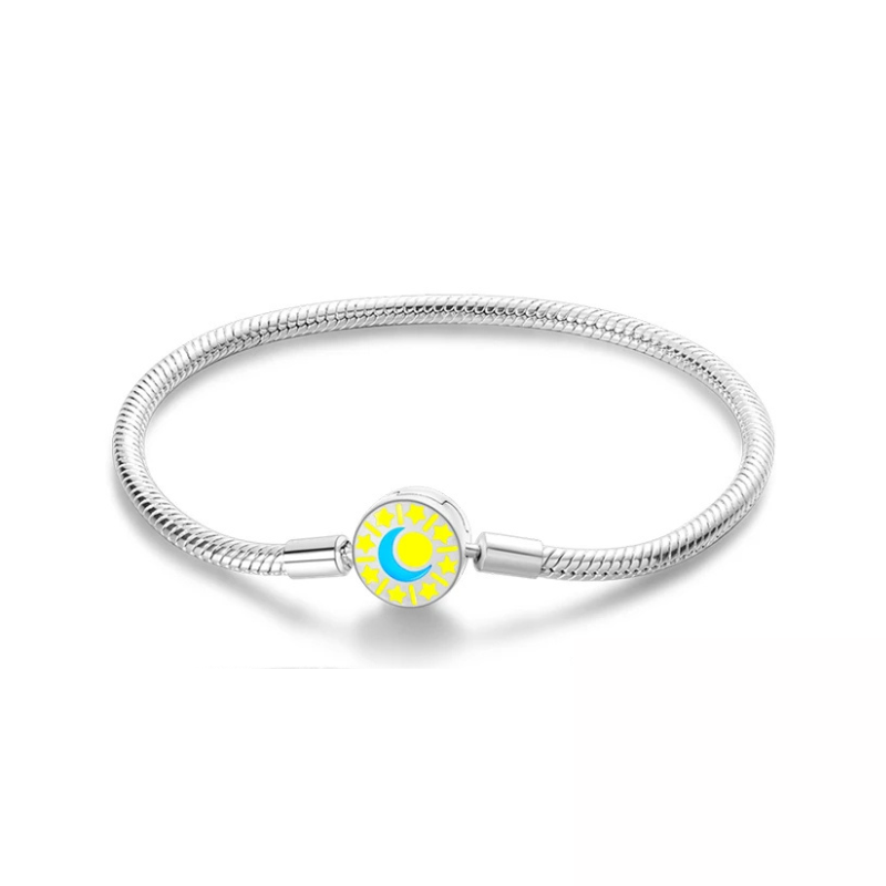Bracelet Lune & Étoiles Lumineux – Soleil Éclatant