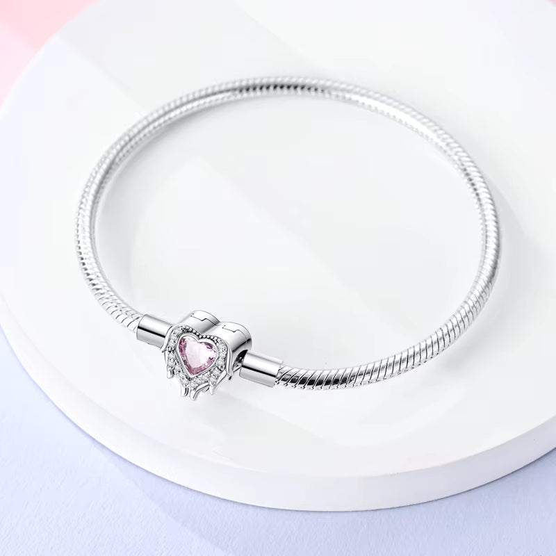 Bracelet Cœur Ange – Protection, Amour & Douceur Éternelle