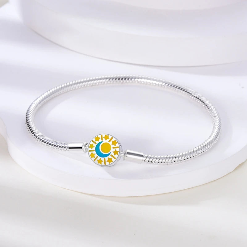 Bracelet Lune & Étoiles Lumineux – Soleil Éclatant